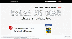 Desktop Screenshot of holgamydear.com