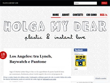 Tablet Screenshot of holgamydear.com